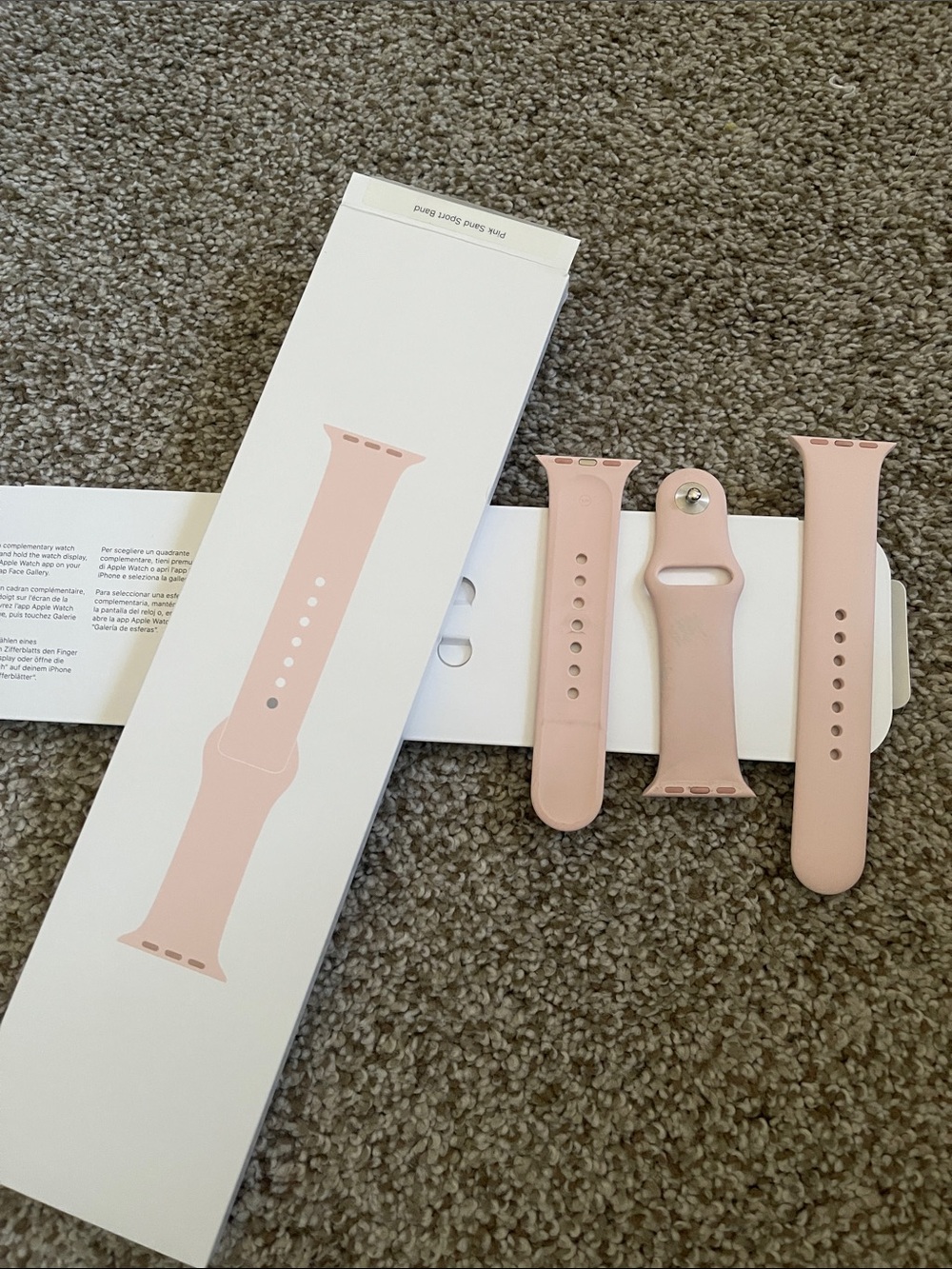 Apple Sport Watch Band 40mm Pink Sand color